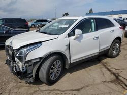 Salvage cars for sale at Woodhaven, MI auction: 2017 Cadillac XT5 Luxury