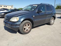 Salvage cars for sale at Wilmer, TX auction: 2001 Mercedes-Benz ML 320