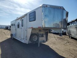 Salvage trucks for sale at Brighton, CO auction: 2001 Trailers Horse TRL