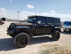 Salvage cars for sale from Copart Andrews, TX: 2008 Jeep Wrangler Unlimited Sahara