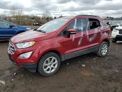 Salvage cars for sale from Copart Columbia Station, OH: 2020 Ford Ecosport SE