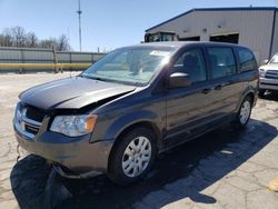 Salvage cars for sale from Copart Rogersville, MO: 2015 Dodge Grand Caravan SE