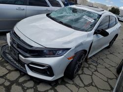 Salvage cars for sale at Martinez, CA auction: 2021 Honda Civic EX