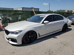 BMW 750 i salvage cars for sale: 2017 BMW 750 I