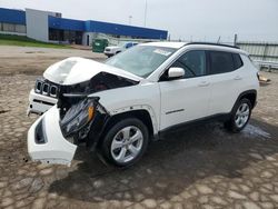 Salvage cars for sale at Woodhaven, MI auction: 2021 Jeep Compass Latitude
