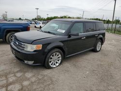 Salvage cars for sale at Indianapolis, IN auction: 2010 Ford Flex SEL