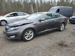 Salvage cars for sale from Copart Bowmanville, ON: 2012 KIA Optima EX