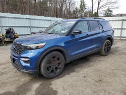 Salvage cars for sale from Copart Center Rutland, VT: 2020 Ford Explorer ST