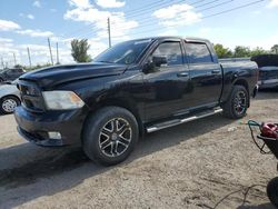Salvage cars for sale from Copart Miami, FL: 2012 Dodge RAM 1500 Sport