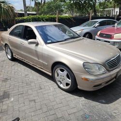 Salvage cars for sale from Copart Opa Locka, FL: 2002 Mercedes-Benz S 430