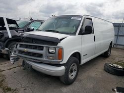 Chevrolet Express g2500 salvage cars for sale: 2001 Chevrolet Express G2500