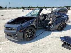 Salvage cars for sale at Arcadia, FL auction: 2015 Chevrolet Camaro ZL1