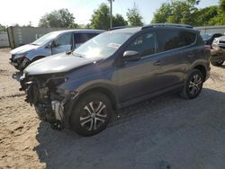 Salvage cars for sale from Copart Midway, FL: 2016 Toyota Rav4 LE