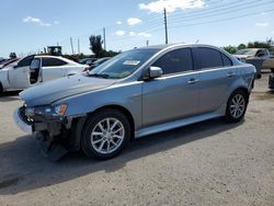 Salvage cars for sale from Copart Miami, FL: 2015 Mitsubishi Lancer ES