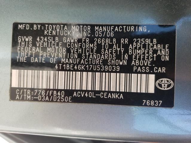 2007 Toyota Camry CE