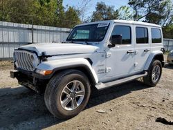 Salvage cars for sale at Hampton, VA auction: 2021 Jeep Wrangler Unlimited Sahara