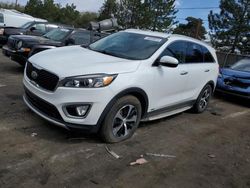Salvage cars for sale from Copart Denver, CO: 2016 KIA Sorento EX