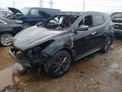 Salvage cars for sale from Copart Elgin, IL: 2017 Hyundai Santa FE Sport