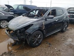 Salvage cars for sale at Elgin, IL auction: 2017 Hyundai Santa FE Sport