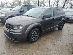 Salvage cars for sale at Bridgeton, MO auction: 2018 Dodge Journey SE