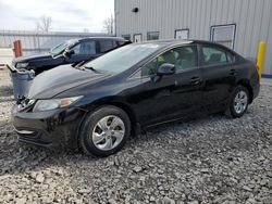 Salvage cars for sale at Appleton, WI auction: 2013 Honda Civic LX