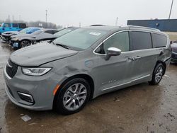 Salvage cars for sale at Woodhaven, MI auction: 2022 Chrysler Pacifica Hybrid Pinnacle