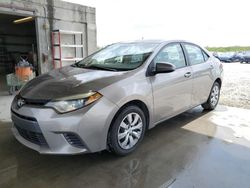 Salvage cars for sale from Copart West Palm Beach, FL: 2015 Toyota Corolla L