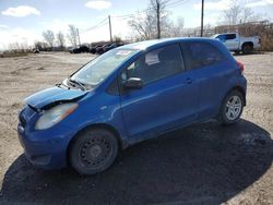 Salvage cars for sale from Copart Montreal Est, QC: 2010 Toyota Yaris