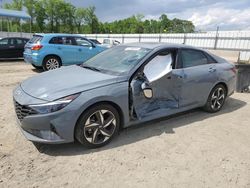 Salvage cars for sale at Spartanburg, SC auction: 2023 Hyundai Elantra Limited