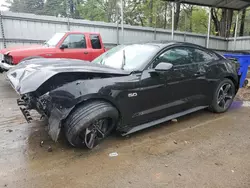 Salvage cars for sale from Copart Austell, GA: 2018 Ford Mustang GT