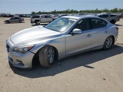 Salvage cars for sale at Fresno, CA auction: 2014 Infiniti Q50 Base