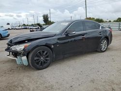 Vehiculos salvage en venta de Copart Miami, FL: 2015 Infiniti Q50 Base