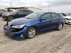 Salvage cars for sale at Temple, TX auction: 2019 Hyundai Elantra SEL