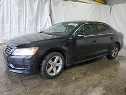 Volkswagen Passat salvage cars for sale: 2013 Volkswagen Passat SE