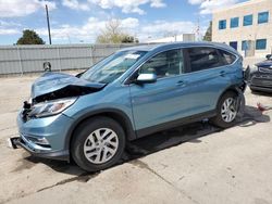 Salvage cars for sale from Copart Littleton, CO: 2016 Honda CR-V EXL