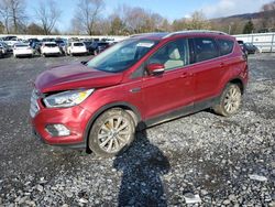 Salvage cars for sale from Copart Grantville, PA: 2018 Ford Escape Titanium