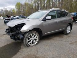 Salvage cars for sale at East Granby, CT auction: 2013 Nissan Rogue S