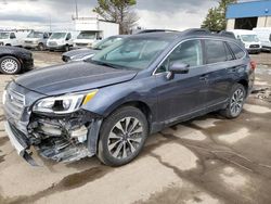 Subaru salvage cars for sale: 2017 Subaru Outback 3.6R Limited