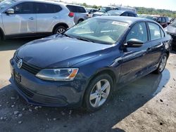 Salvage cars for sale at Cahokia Heights, IL auction: 2012 Volkswagen Jetta TDI