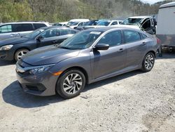 Honda salvage cars for sale: 2018 Honda Civic EX