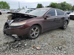 Salvage cars for sale from Copart Mebane, NC: 2009 Acura TL