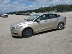 Salvage cars for sale at Greenwell Springs, LA auction: 2017 Ford Fusion SE