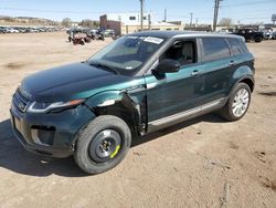 Salvage cars for sale from Copart Colorado Springs, CO: 2016 Land Rover Range Rover Evoque HSE
