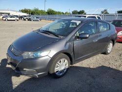 Salvage cars for sale from Copart Sacramento, CA: 2011 Honda Insight LX