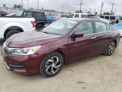 Salvage cars for sale at Los Angeles, CA auction: 2016 Honda Accord LX