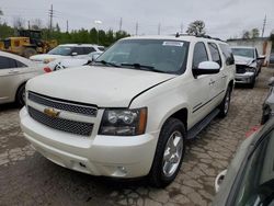 Salvage cars for sale at Bridgeton, MO auction: 2011 Chevrolet Suburban K1500 LTZ