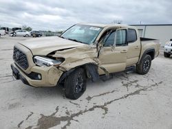 Salvage cars for sale from Copart Kansas City, KS: 2020 Toyota Tacoma Double Cab