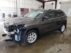 Salvage cars for sale from Copart Avon, MN: 2017 Jeep Cherokee Latitude