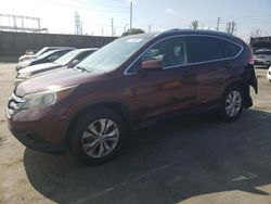 Salvage cars for sale at Wilmington, CA auction: 2012 Honda CR-V EXL