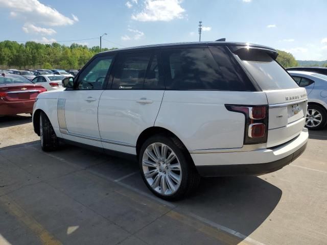 2019 Land Rover Range Rover HSE